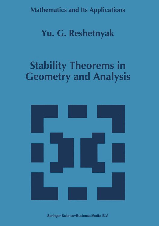 Produktbild: Stability Theorems in Geometry and Analysis