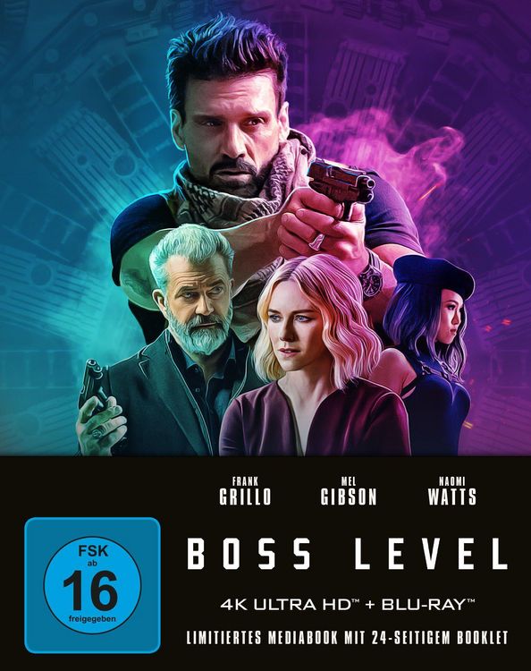 Produktbild: Boss Level - Mediabook - Limited Edtion (+ Blu-ray 2D)