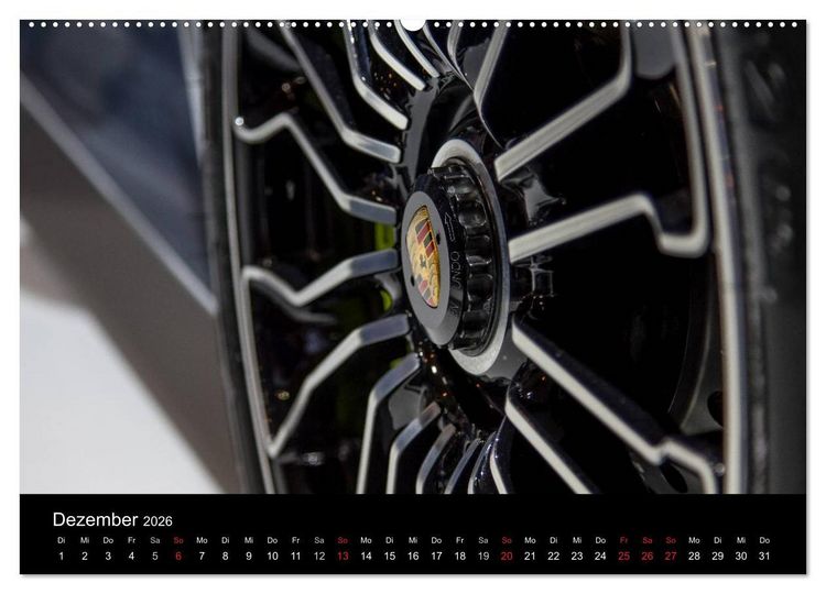 Produktbild: Heiligs Blechle - Porsche-Ikonen im Detail (Wandkalender 2026 DIN A2 quer), CALVENDO Monatskalender