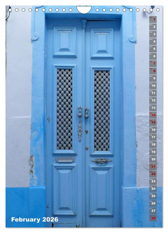Produktbild: antique doors around europe (Wall Calendar 2026 DIN A4 portrait), CALVENDO 12 Month Wall Calendar