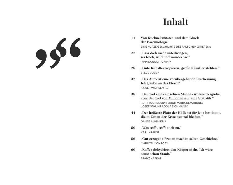 Produktbild: Die besten falschesten Zitate aller Zeiten