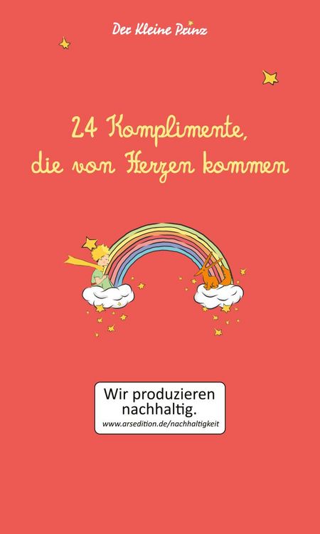 Produktbild: Man sieht nur mit dem Herzen gut. 24 kleine Botschaften f&uuml;r dich