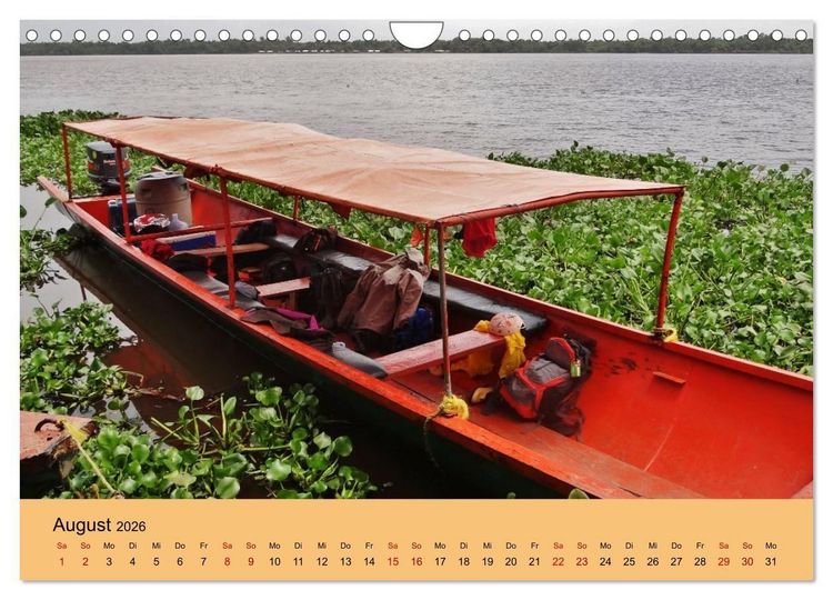 Produktbild: Venezuela - Natur pur Orinoco Delta und die Anden (Wandkalender 2026 DIN A4 quer), CALVENDO Monatskalender