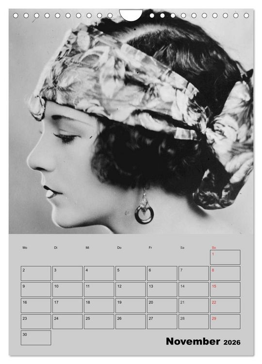 Produktbild: Diven der Stummfilm-&Auml;ra (Wandkalender 2026 DIN A4 hoch), CALVENDO Monatskalender
