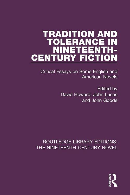 Produktbild: Tradition and Tolerance in Nineteenth Century Fiction