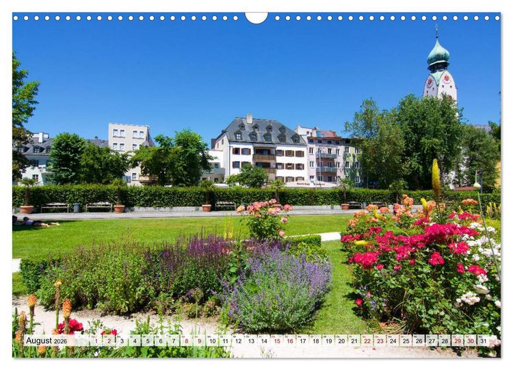Produktbild: Eine Perle Oberbayerns - Rosenheim (Wandkalender 2026 DIN A3 quer), CALVENDO Monatskalender
