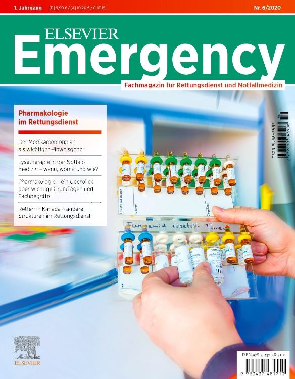 Produktbild: Elsevier Emergency. Pharmakologie im Rettungsdienst. 6/2020