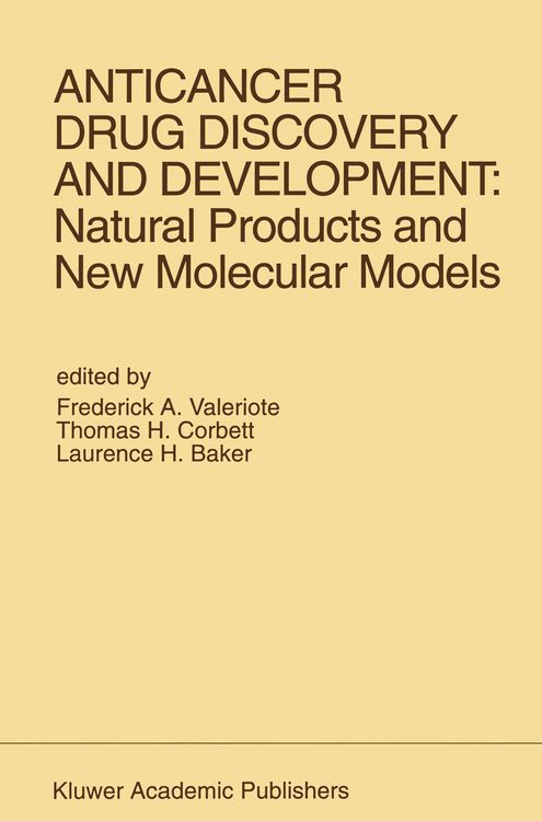 Produktbild: Anticancer Drug Discovery and Development: Natural Products and New Molecular Models