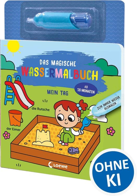 Produktbild: Das magische Wassermalbuch - Mein Tag