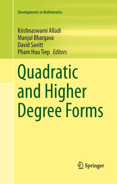 Produktbild: Quadratic and Higher Degree Forms