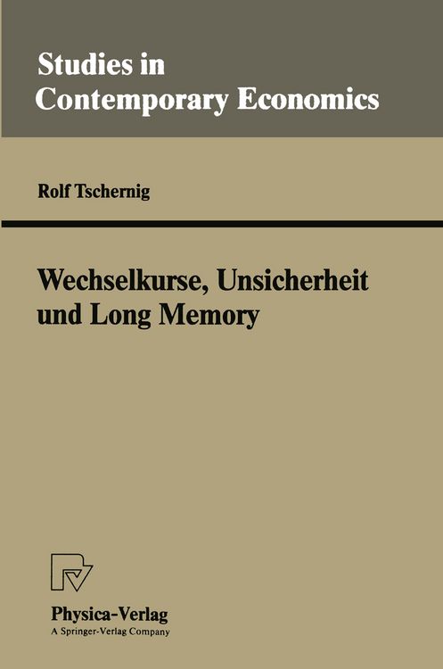 Produktbild: Wechselkurse, Unsicherheit und Long Memory