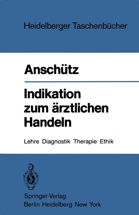 Produktbild: Indikation zum &auml;rztlichen Handeln