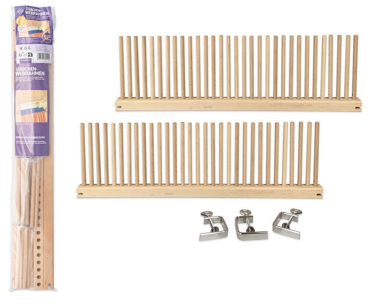 Produktbild: PEBARO WEB0251A - St&auml;bchen-Webrahmen bis 100cm Breite, Holz