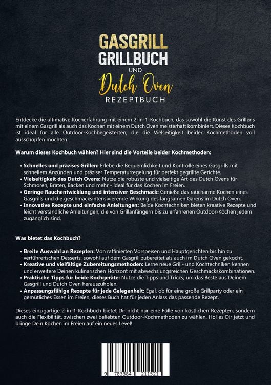 Produktbild: Gasgrill Grillbuch und Dutch Oven Rezeptbuch