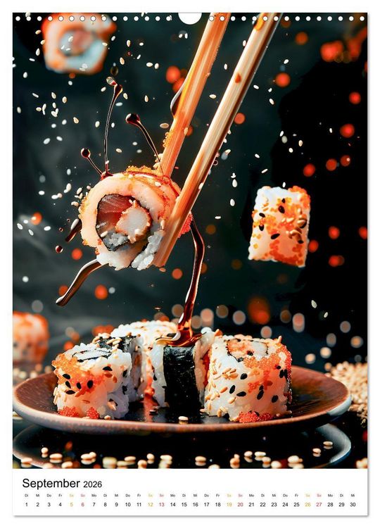 Produktbild: Sushi f&uuml;r Kenner (Wandkalender 2026 DIN A3 hoch), CALVENDO Monatskalender