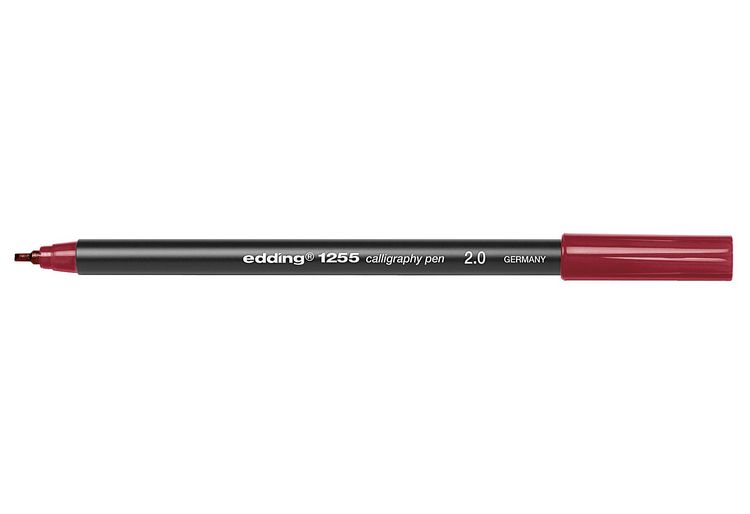Produktbild: Kalligrafie-Stift edding 1255 calligraphy pen, 2,0 mm, karmesin