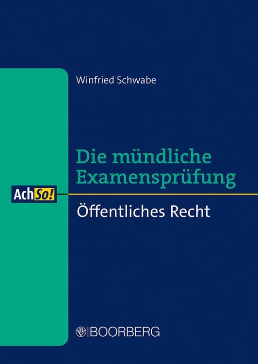 Bild vom Artikel Öffentliches Recht vom Autor Winfried Schwabe