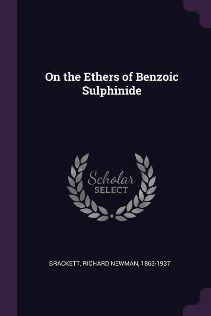 Produktbild: On the Ethers of Benzoic Sulphinide
