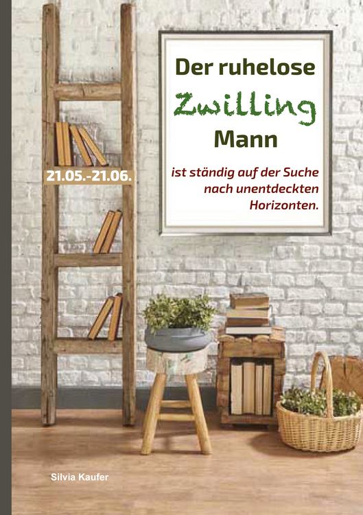 Produktbild: Der ruhelose Zwilling Mann ist st&auml;ndig auf der Suche nach unentdeckten Horizonten