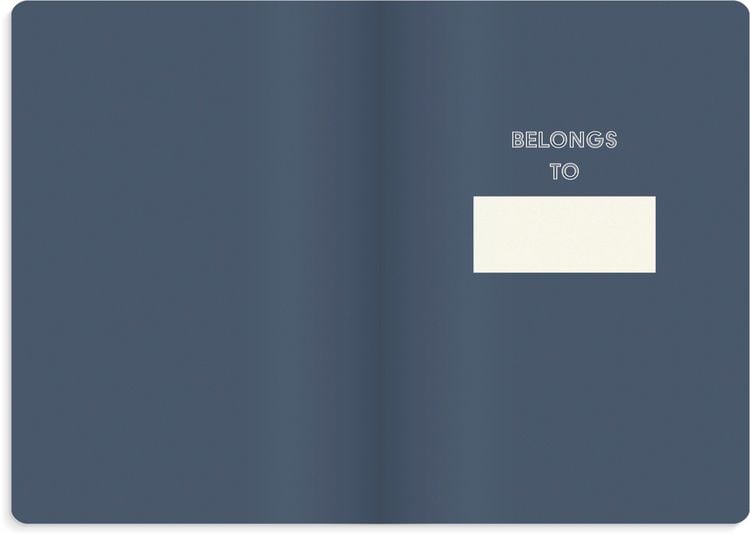 Produktbild: Burde Notizbuch Deluxe A5 blau