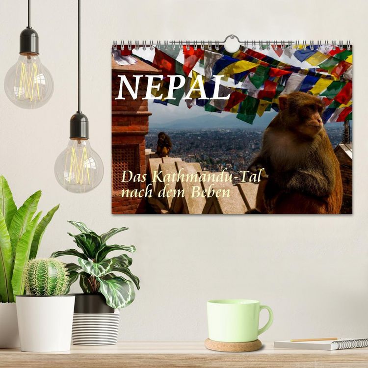 Produktbild: Nepal-Das Kathmandu-Tal nach dem Beben (Wandkalender 2026 DIN A4 quer), CALVENDO Monatskalender