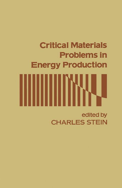 Produktbild: Critical Materials Problems In Energy Production