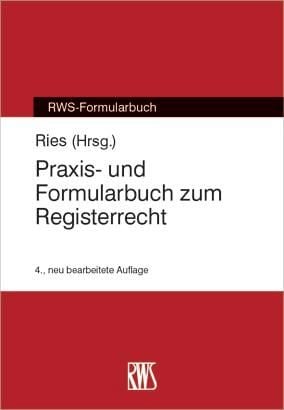 Produktbild: Praxis- und Formularbuch zum Registerrecht