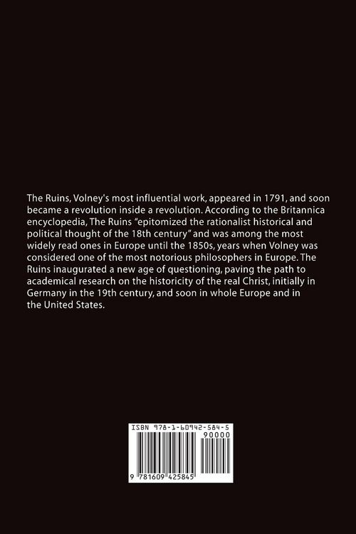 Produktbild: The Ruins or Meditations on the Revolutions of Empires and The Law of Nature