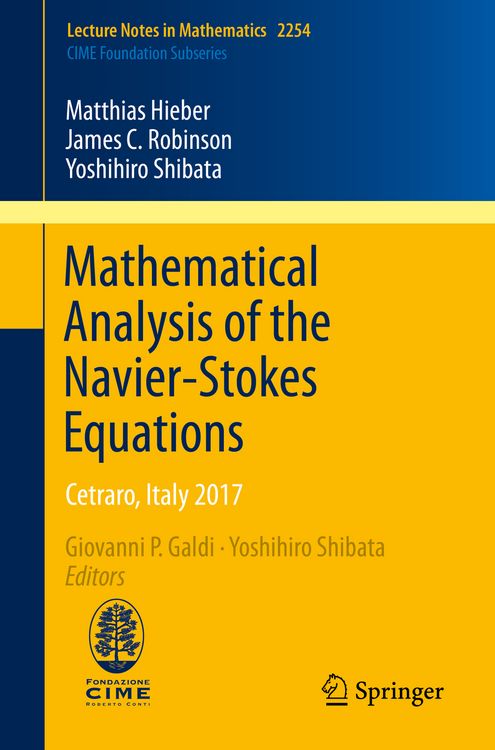 Produktbild: Mathematical Analysis of the Navier-Stokes Equations