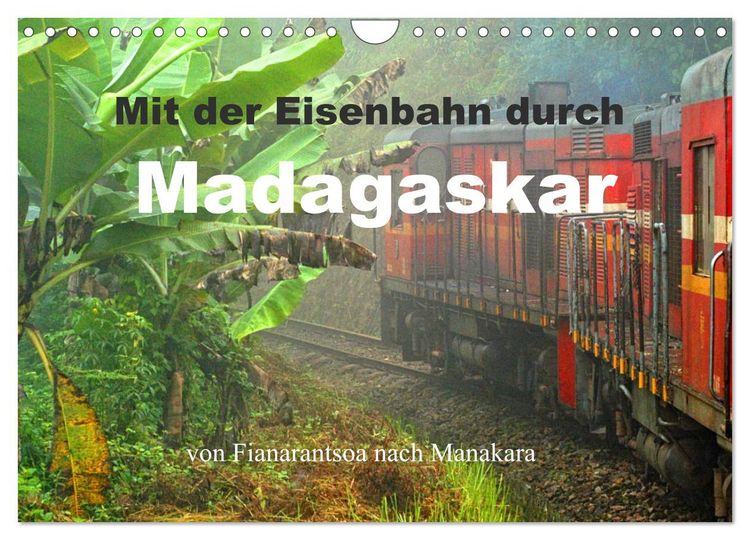 Produktbild: Mit der Eisenbahn durch Madagaskar (Wandkalender 2026 DIN A4 quer), CALVENDO Monatskalender