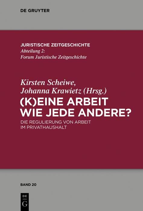 Produktbild: (K)Eine Arbeit wie jede andere?