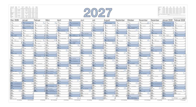 Produktbild: Plakatkalender 15 Mon 5 Stk. gerollt 2027