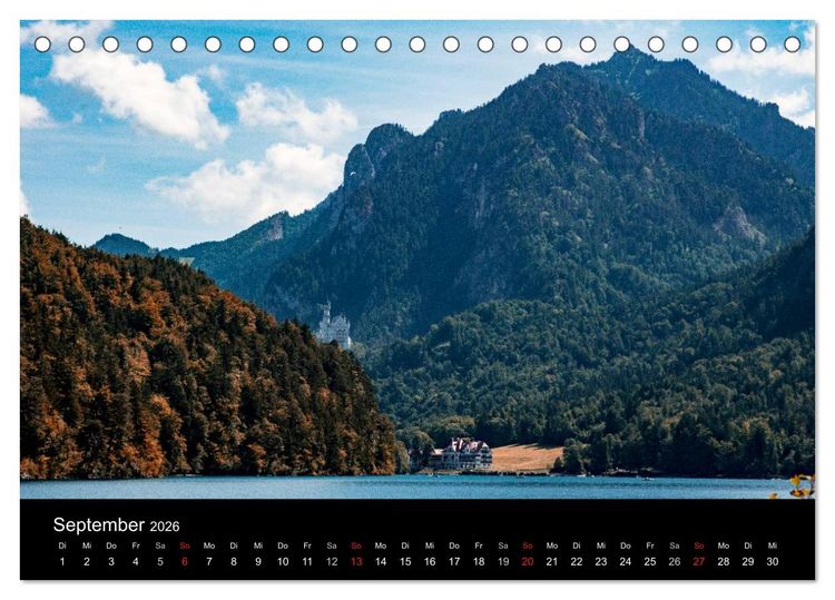 Produktbild: Allg&auml;uer Impressionen (Tischkalender 2026 DIN A5 quer), CALVENDO Monatskalender