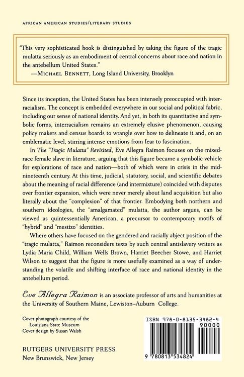 Produktbild: The 'Tragic Mulatta' Revisited