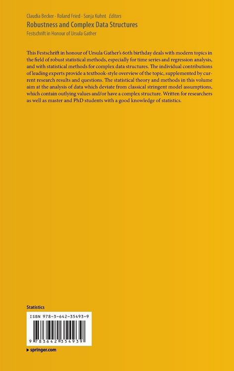 Produktbild: Robustness and Complex Data Structures