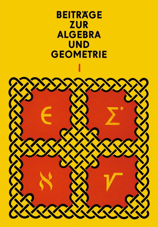 Produktbild: Beitr&auml;ge zur Algebra und Geometrie 1