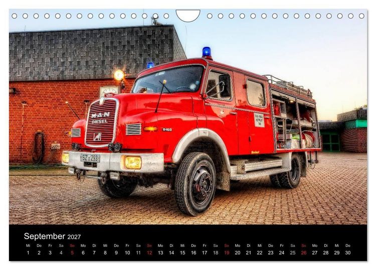 Produktbild: Einsatzfahrzeuge (Wandkalender 2027 DIN A4 quer), CALVENDO Monatskalender