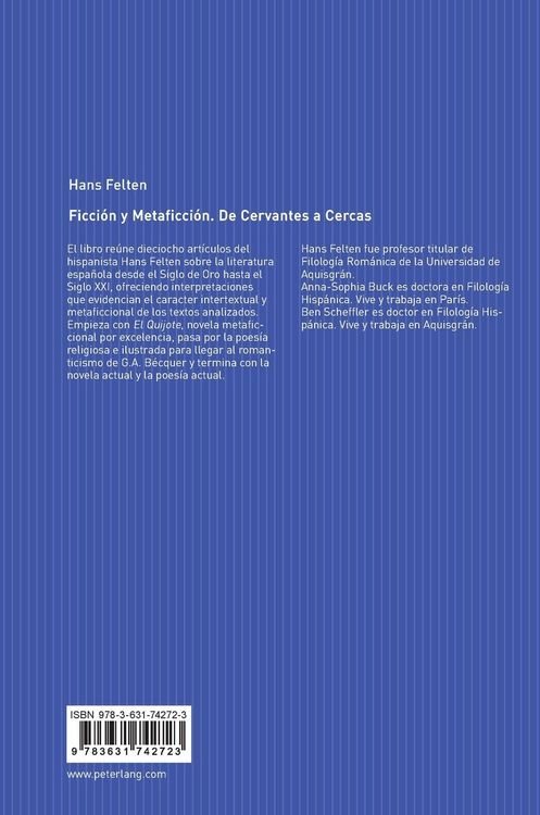 Produktbild: Ficci&oacute;n y Metaficci&oacute;n. De Cervantes a Cercas