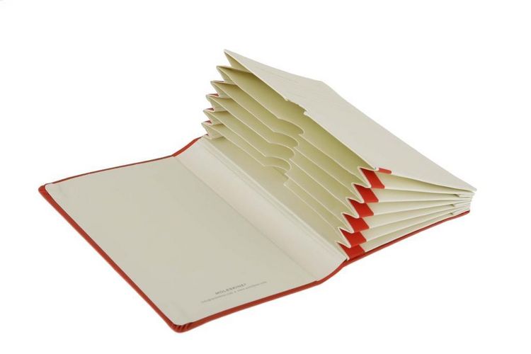 Produktbild: Cuaderno Rojo Con 6 Bolsillos