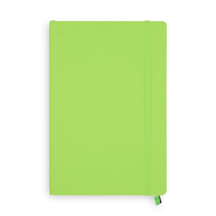 Produktbild: Notizbuch A5 Softcover Kiwi Green Liniert, 128 Seiten
