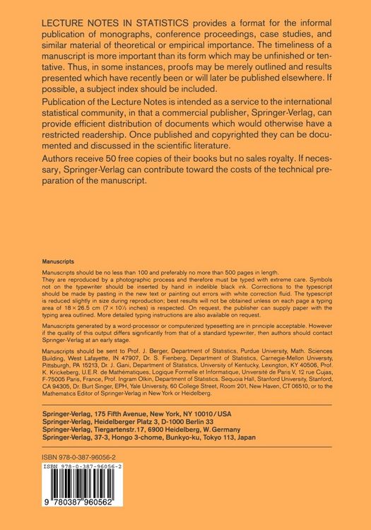 Produktbild: Differential-Geometrical Methods in Statistics