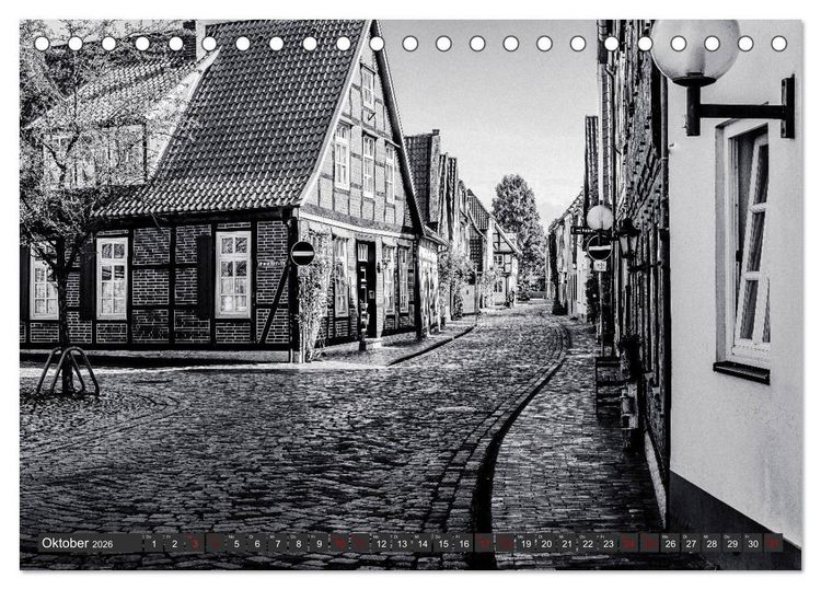 Produktbild: Ein Blick auf Nienburg an der Weser (Tischkalender 2026 DIN A5 quer), CALVENDO Monatskalender