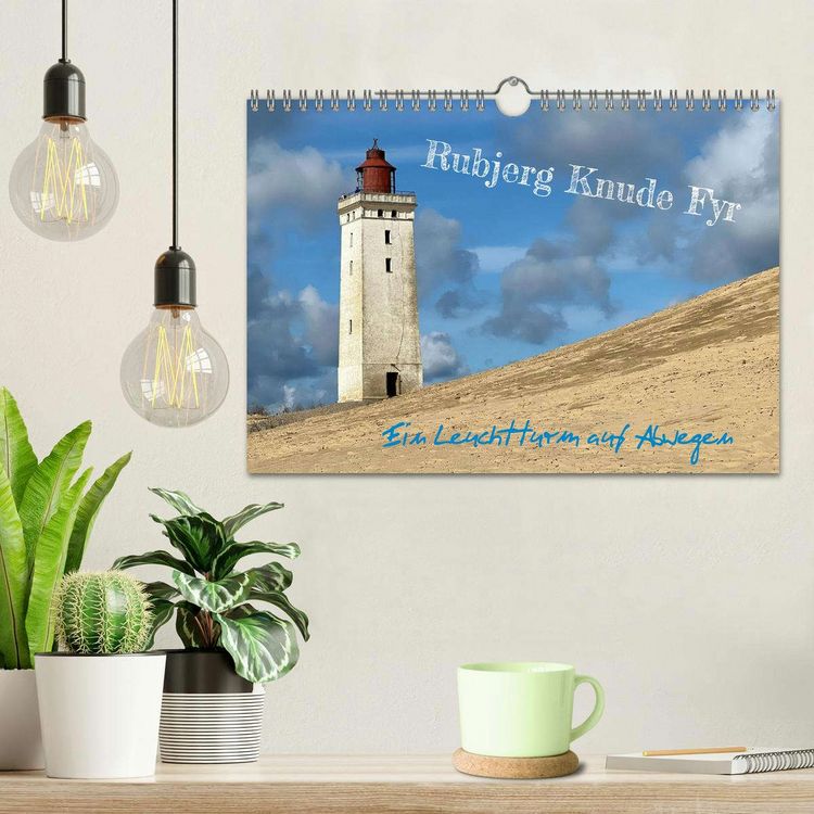 Produktbild: Rubjerg Knude Fyr - Ein Leuchtturm auf Abwegen (Wandkalender 2026 DIN A4 quer), CALVENDO Monatskalender