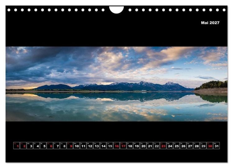 Produktbild: Weitblicke - Panoramen (Wandkalender 2027 DIN A4 quer), CALVENDO Monatskalender