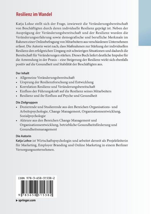 Produktbild: Resilienz im Wandel