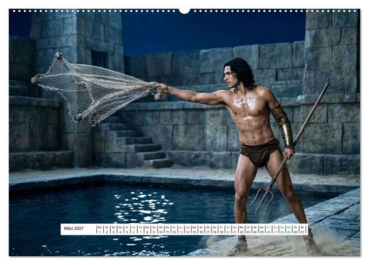Produktbild: Echte Kerle &ndash; Gladiatoren (hochwertiger Premium Wandkalender 2027 DIN A2 quer), Kunstdruck in Hochglanz