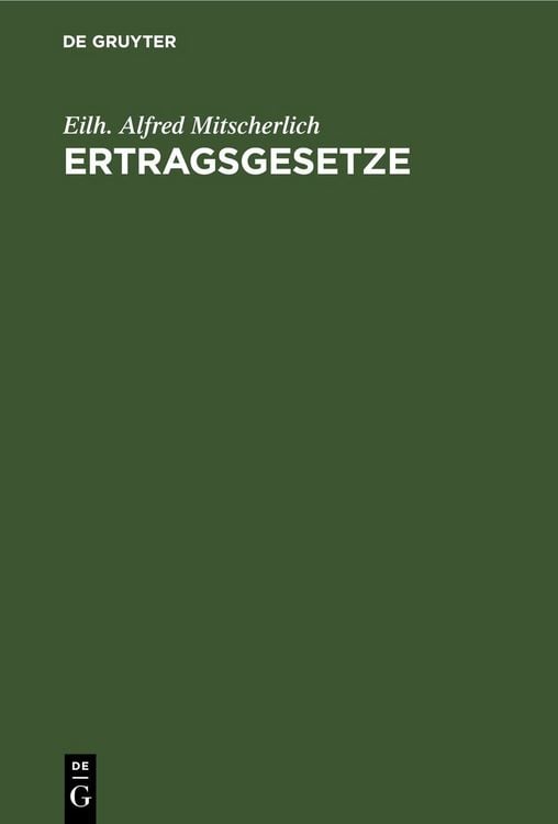 Produktbild: Ertragsgesetze