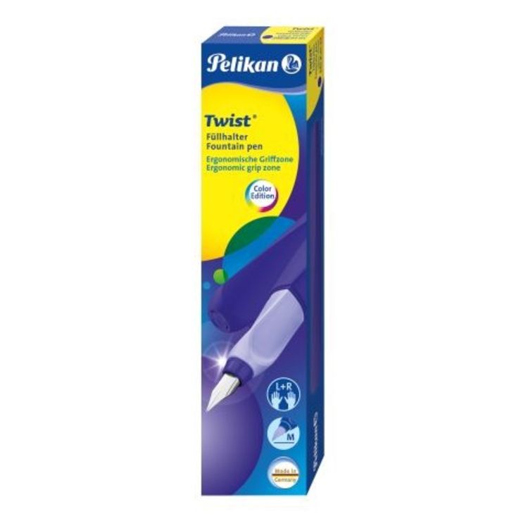 Produktbild: Pelikan F&uuml;ller Twist Ultra Violet Feder M, Rechts- und Linksh&auml;nder