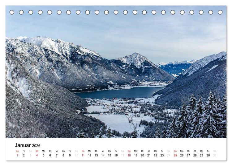 Produktbild: Tirol &ndash; Impressionen aus dem Alpenland (Tischkalender 2026 DIN A5 quer), CALVENDO Monatskalender