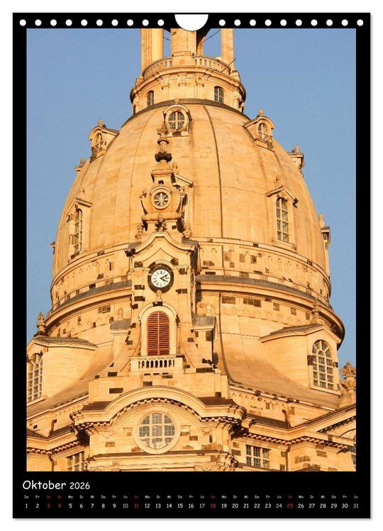 Produktbild: Frauenkirche Dresden (Wandkalender 2026 DIN A4 hoch), CALVENDO Monatskalender